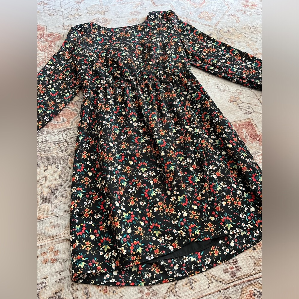 J.Crew Mercantile floral print skater dress - Picture 3 of 7
